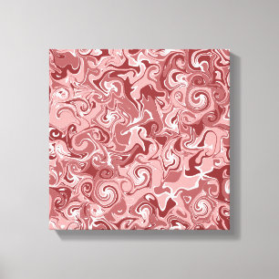 Impressão Em Tela Arte de abstrato de espiral burdy única