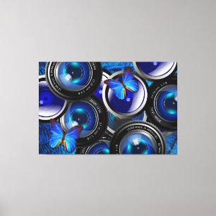 Impressão Em Tela Arte de Borboleta 44