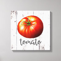 Arte de cozinha rústica de madeira branca TOMATE