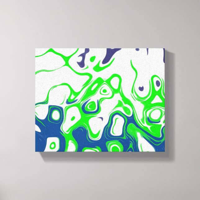 Impressão Em Tela Arte de design abstrata retrô 2059 (Frente)
