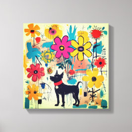 Impressão Em Tela Arte de Dodô Negro