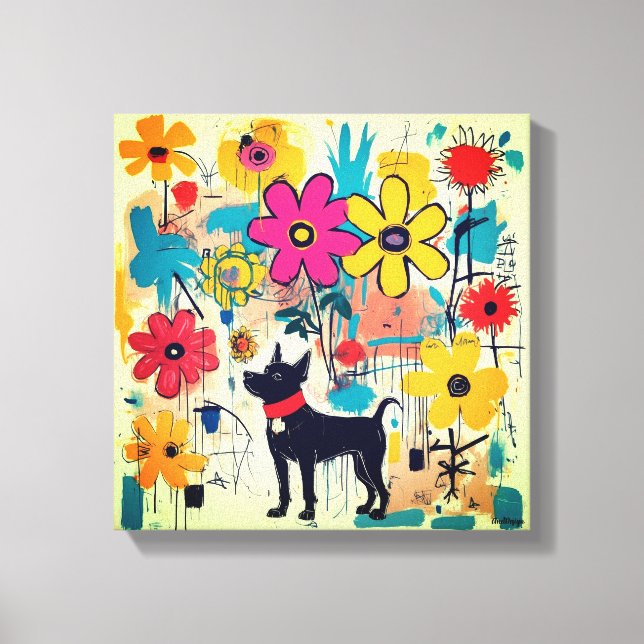 Impressão Em Tela Arte de Dodô Negro (Frente)