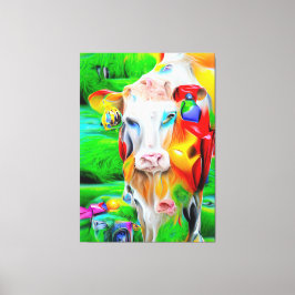 Impressão Em Tela Arte de Fazenda Surreal