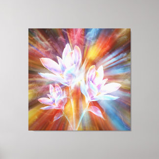 Impressão Em Tela Arte de flores modernas abstratas