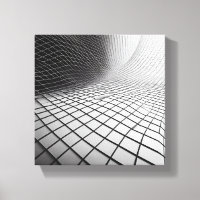 Arte de Grade Ondulada Minimalista Moderna - Fio A