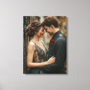 Impressão Em Tela Arte de Lona de Foto de Casamento