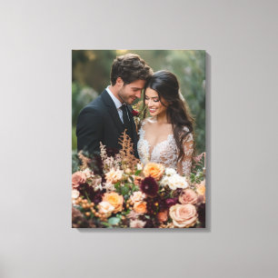 Impressão Em Tela Arte de Lona de Foto de Casamento