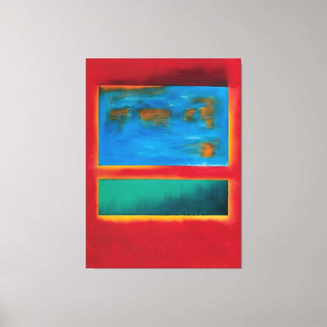 Impressão Em Tela arte de Mark Rothko (Frente)