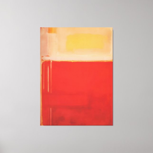Impressão Em Tela arte de Mark Rothko (Frente)