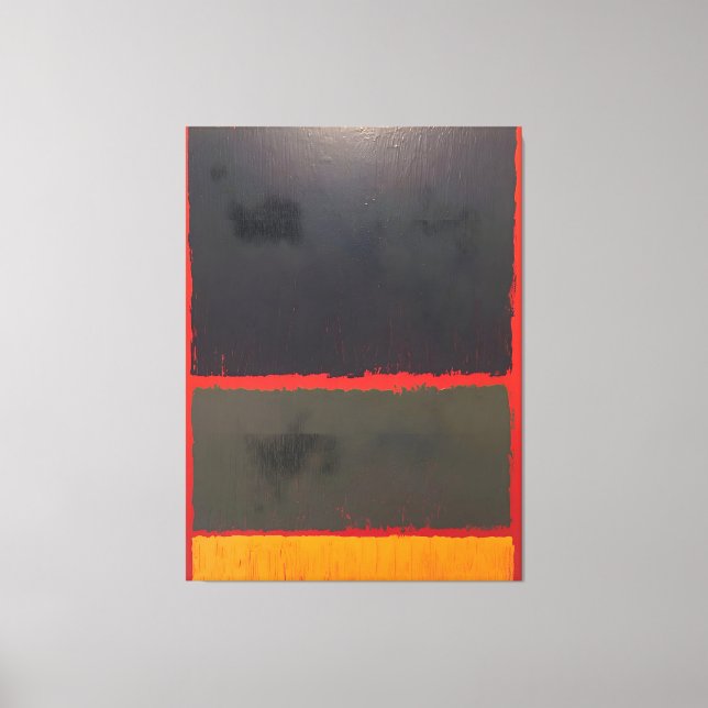 Impressão Em Tela arte de Mark Rothko (Frente)