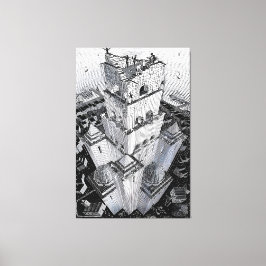 Impressão Em Tela arte de MC Escher