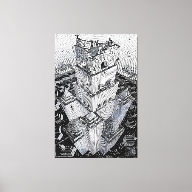 Impressão Em Tela arte de MC Escher (Frente)