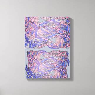 Impressão Em Tela Arte de Movimento Abstrato de Graça Não Estruturad