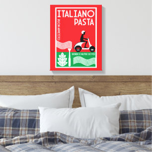 Impressão Em Tela Arte de Muro da Corte Italiana