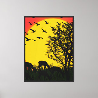 Impressão Em Tela arte de na moda