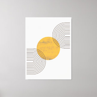 Impressão Em Tela Arte de Parede Abstrata Boho