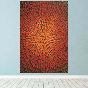 Impressão Em Tela Arte de Parede Abstrata em Explosão de Pétalas Ver