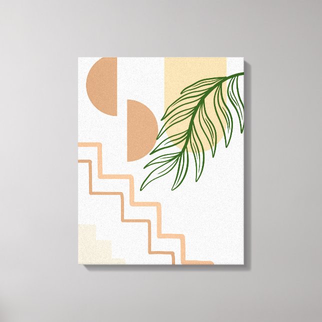Impressão Em Tela Arte de Parede Boho Desenhada à Mão #3 (Frente)