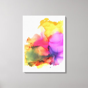 Impressão Em Tela Arte de Parede Boho Moderno Pintura Aquarela