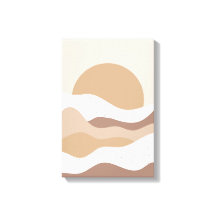 Arte de Parede Boho Sol Bege – Poster Minimalista