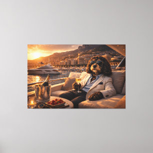 Impressão Em Tela Arte de Parede de Cockapoo de Luxo – Estilo de Vid