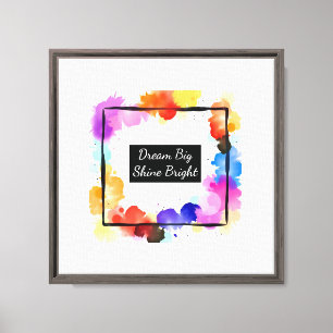 Impressão Em Tela Arte de Parede de Cores Simples Personalizada Pe