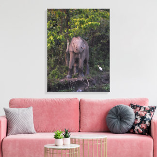 Impressão Em Tela Arte de Parede de Grande Elefante Arte em Tela Est