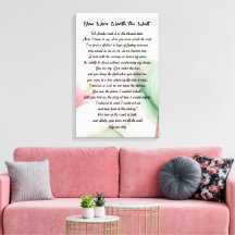 Arte de Parede de Poema de Amor de Casamento Român