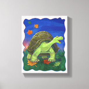 Impressão Em Tela Arte de Parede de Tortoise Animal