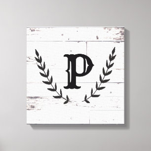 Impressão Em Tela Arte de Parede em Madeira Branca Rústica no Estilo