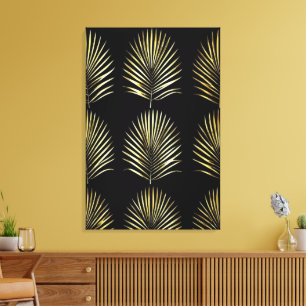 Impressão Em Tela Arte de Parede em Tela com Simetria da Palma Doura