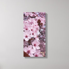 Impressão Em Tela Arte de Parede em Tela de Flor de Cerejeira Rosa –