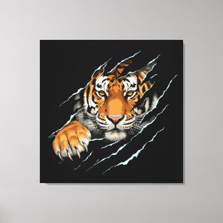 Impressão Em Tela Arte de Parede em Tela Esticada de Tigre