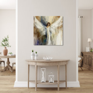 Impressão Em Tela Arte de Parede em Tela Impressa Anjo Abstrato em N