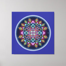 Impressão Em Tela Arte de Parede em Tela Mandala Cósmica