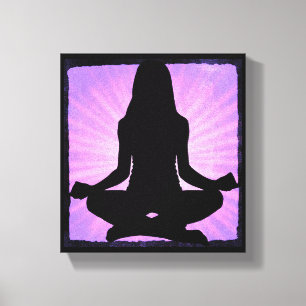 Impressão Em Tela Arte de Parede em Tela Yoga Meditação Zen