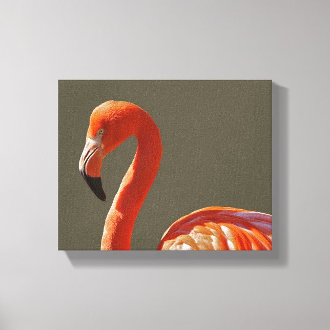 Impressão Em Tela Arte de parede Flamingo (Frente)