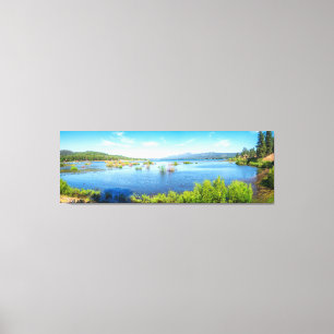 Impressão Em Tela Arte de Parede Fotografia Panorâmica do Lago da Mo