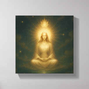 Impressão Em Tela Arte de Parede Iluminação Celestial