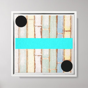 Impressão Em Tela Arte de Parede Mínima Enquadrada Abstrato modern