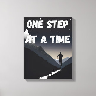 Impressão Em Tela Arte de parede motivacional - Um passo de cada vez
