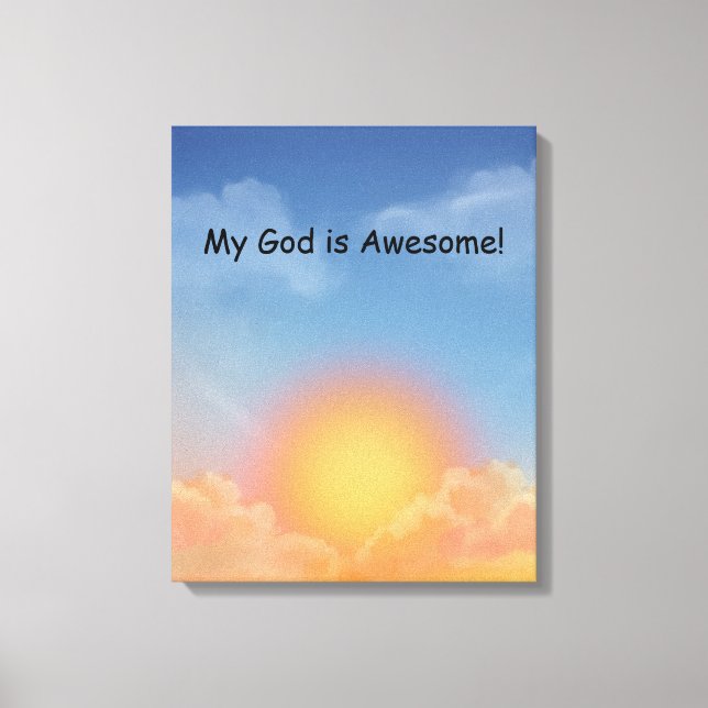 Impressão Em Tela Arte de Parede Nascer do Sol (Frente)