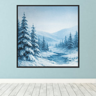Impressão Em Tela Arte de Parede Paisagem – Casa Pacífica Inspirada 