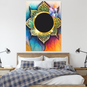 Impressão Em Tela arte de parede para relógio