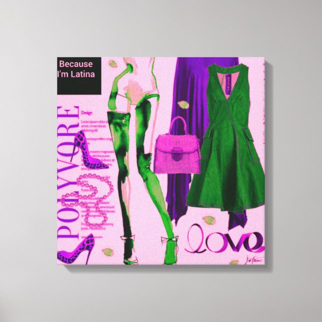 Impressão Em Tela Arte de Parede Personalizada: Presente do Amor (Frente)