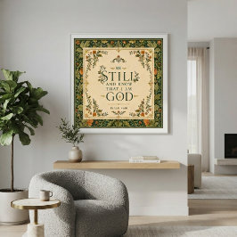 Impressão Em Tela Arte de Parede Sala de Estar | Escritura Floral Vi