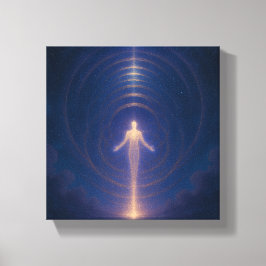 Impressão Em Tela Arte de Parede Seres de Luz Celestial