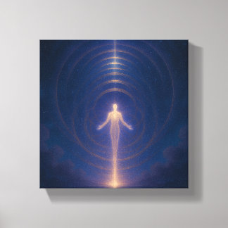 Impressão Em Tela Arte de Parede Seres de Luz Celestial