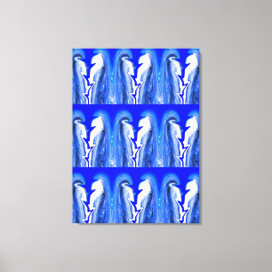 Impressão Em Tela Arte de relâmpago azul