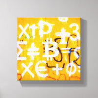 Arte de Rua Bitcoin (Pintura Laranja Nº 5)